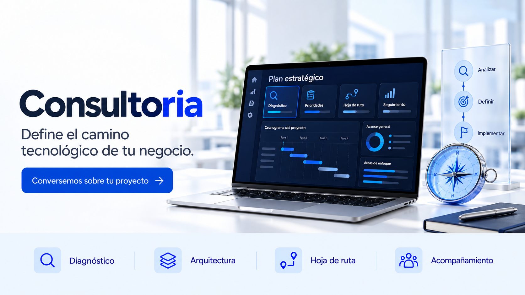 Sesión de consultoría tecnológica